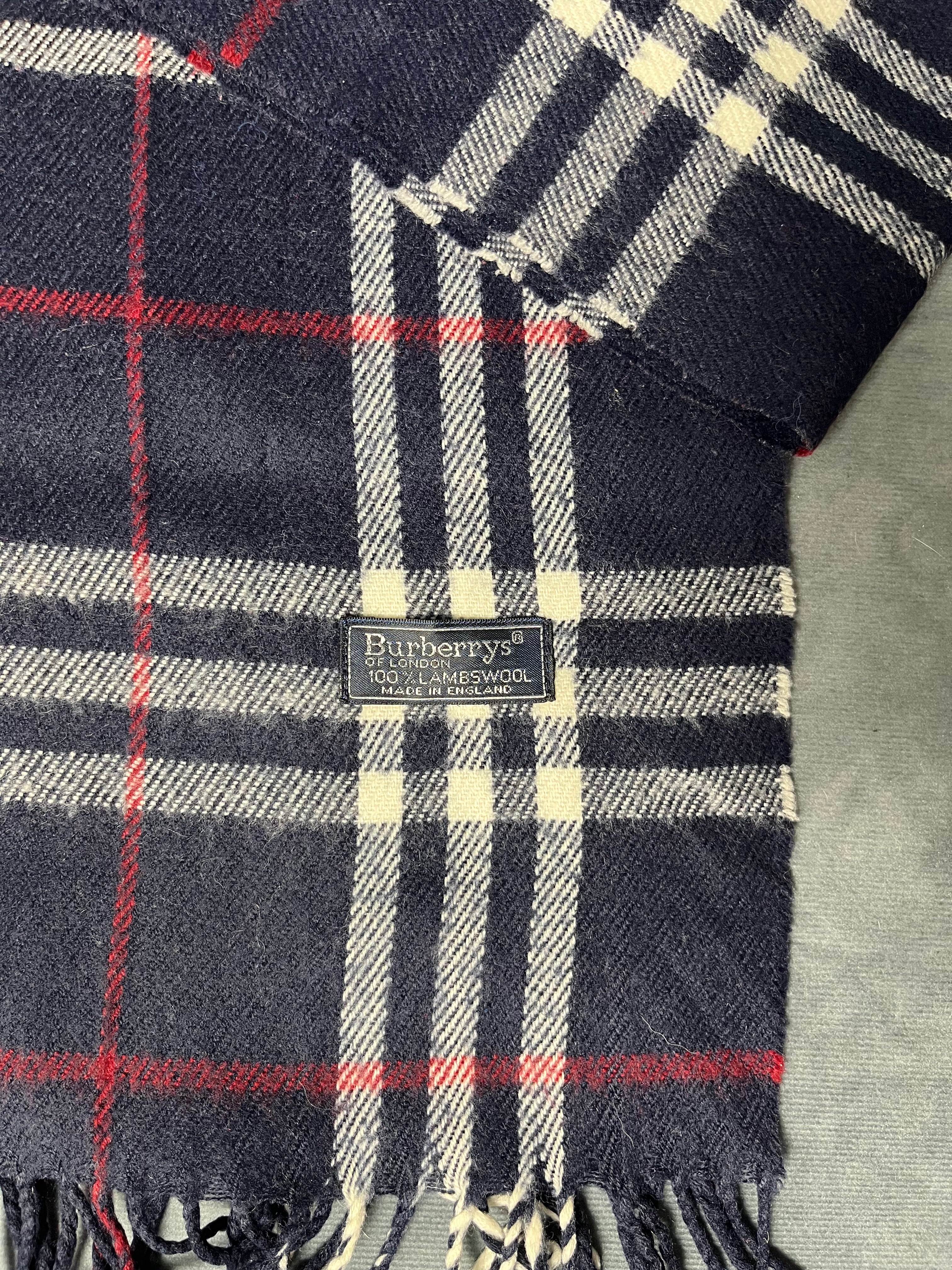 Burberry Scarf (Dark blue)