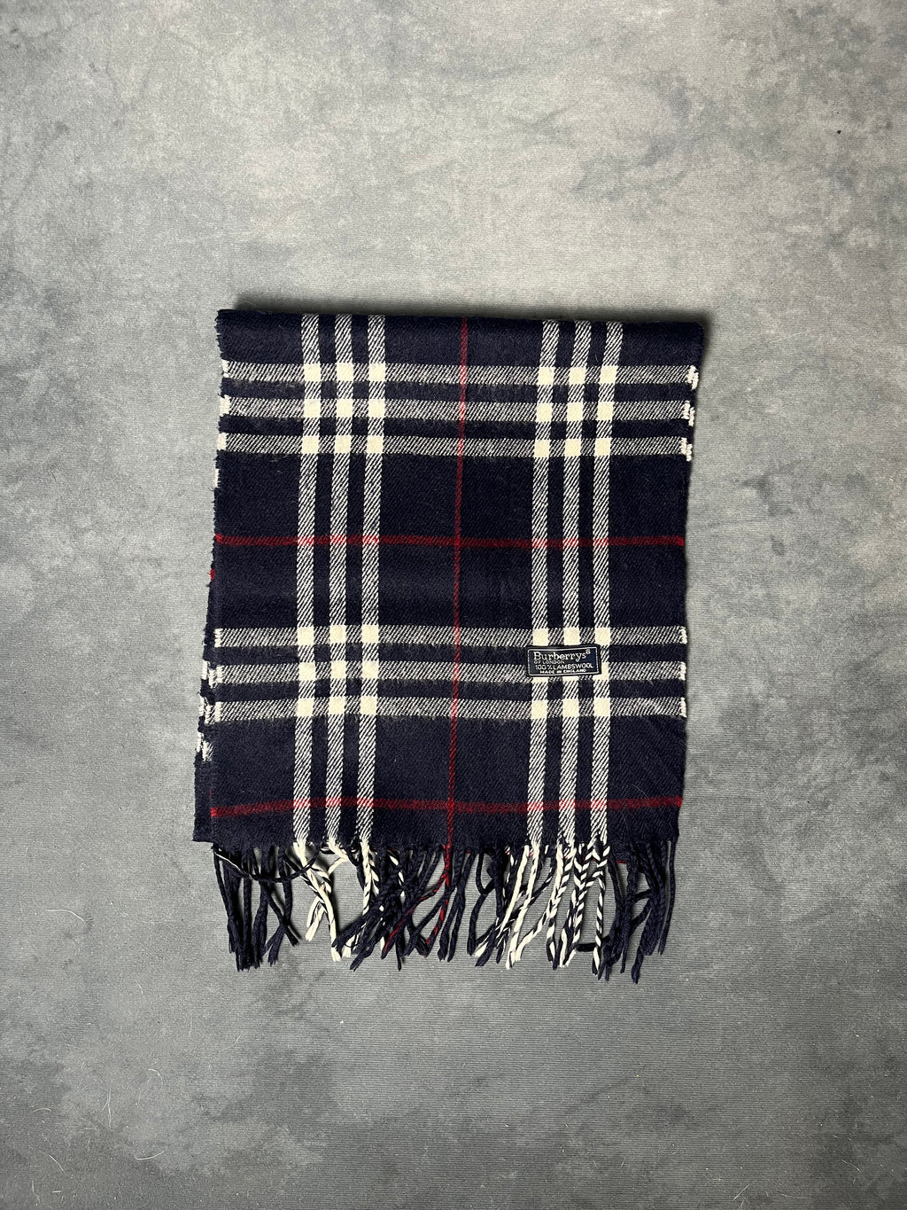Burberry Scarf (Dark blue)