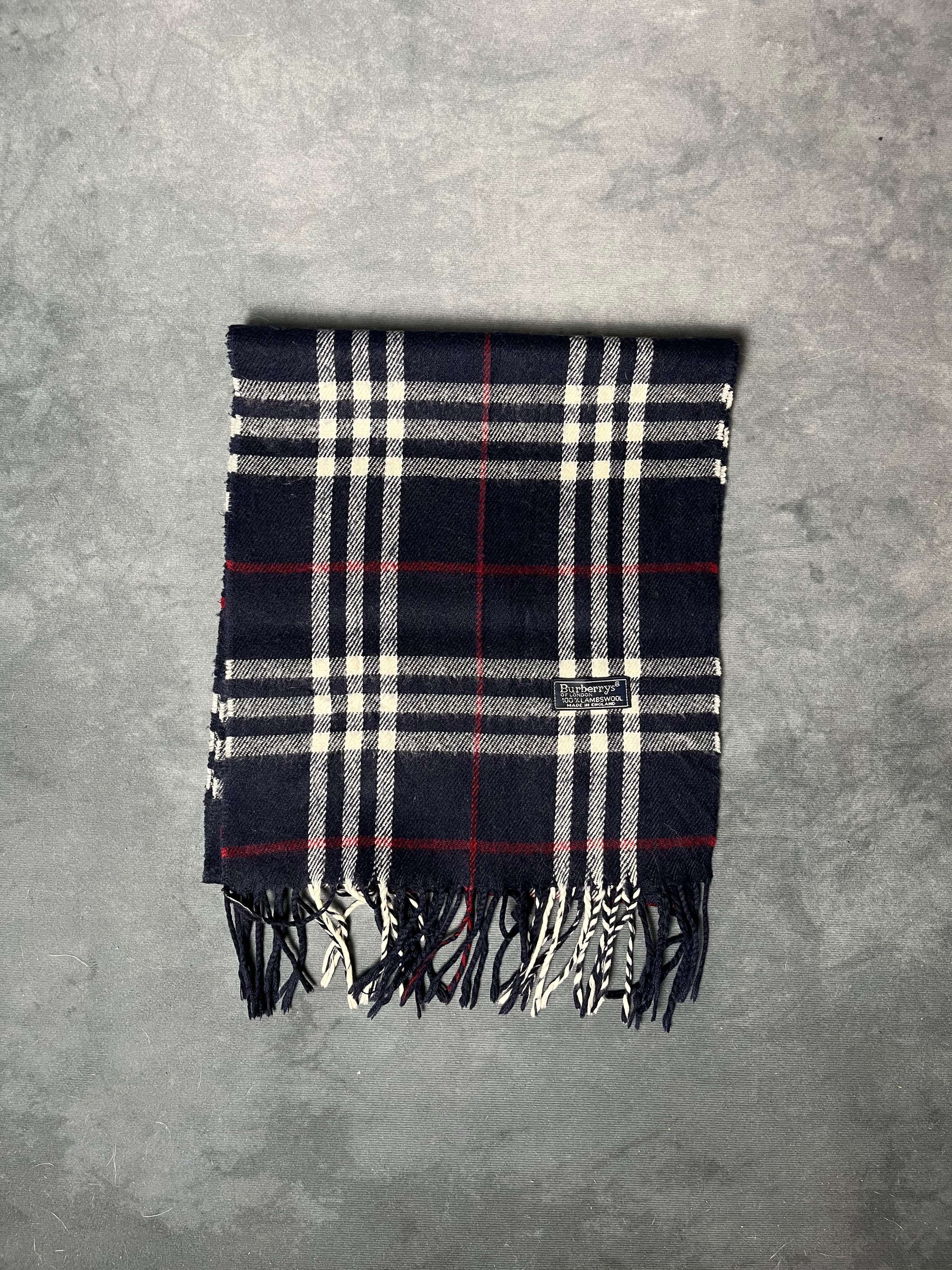 Burberry Scarf (Dark blue)