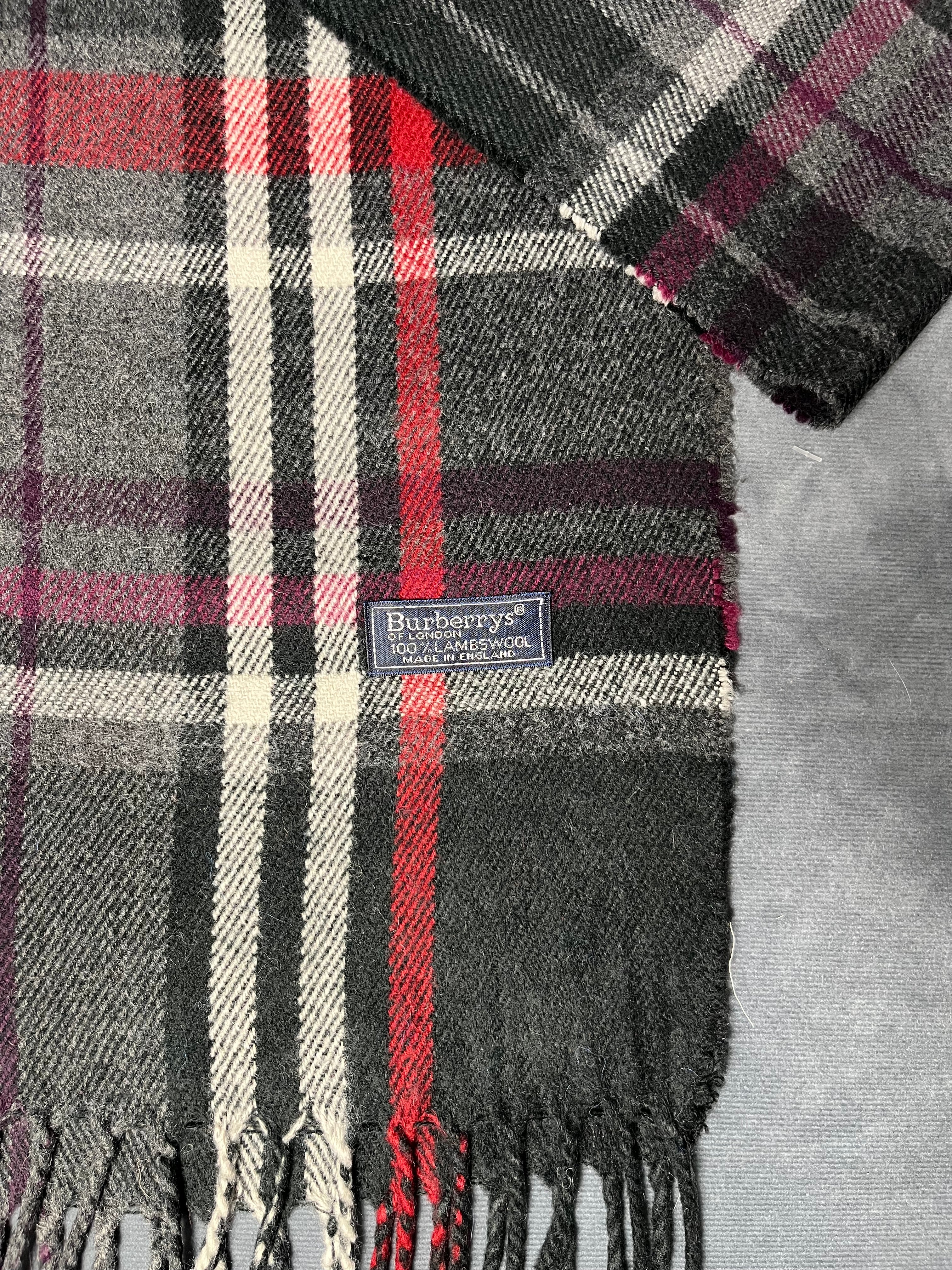 Burberry Scarf (Dark grey)